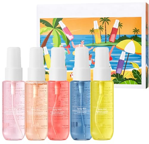Women's Bodyspray Parfum, 5 X 40ml Mini Parfüm Bodyspray Damen Set Fruchtig Parfüm Body Spray Für Damen Tragbares Parfümspray Für Dating-reisen Für Reisen,urlaubsreise, Gift For Women