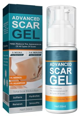 Crème Eliminatrice De Cicatrices，,Crème Cicatrice En Silicone Avancé,50ml，Gel Cicatrices ，Gel D'élimination des de Cicatrice en Silicone