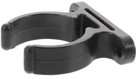 RUNROTOO Nylon Hose Clamp Black Heavy Duty for 38-42Mm Diameter Tubes Marine Use Boat Hook Holder and Tube Tension Clamps