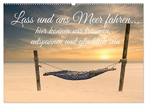 Lass uns ans Meer fahren (Wandkalender 2026 DIN A2 quer), CALVENDO Monatskalender: Ansichten von Strand und Meer (CALVENDO Natur)