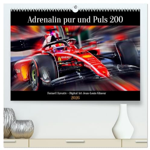 Adrenalin pur und Puls 200 (hochwertiger Premium Wandkalender 2026 DIN A2 quer), Kunstdruck in Hochglanz: Auf der Jagd nach dem Weltmeistertitel (CALVENDO Sport)