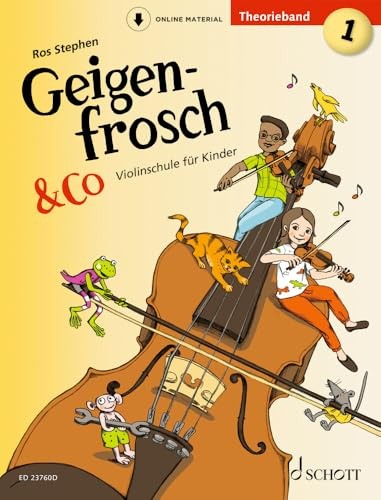 Geigenfrosch & Co: Theoriebuch 1: Violine. Lehrbuch.