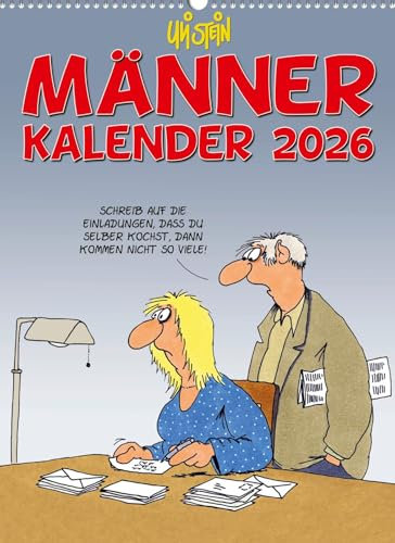 Uli Stein Männer Kalender 2026: Monatskalender für die Wand: Terminplaner | Ideales Geschenk für Freunde (Uli Stein Kalender 2026)