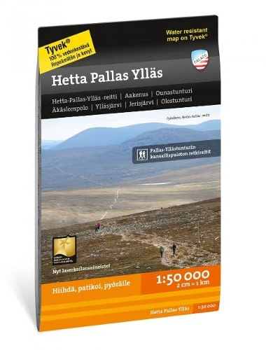 Hetta Pallas Yllas 1:50000 (Mountain map detailed scale)