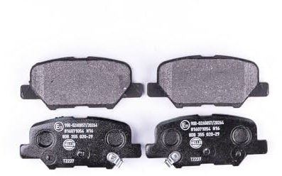 HELLA 8DB 355 020-291 Bremsbeläge - mit akustischer Verschleißwarnung | Kompatibel mit: CITROËN C4 AIRCROSS, MAZDA 6 Kombi, 6 Stufenheck, MITSUBISHI ASX, ASX Van, OUTLANDER III, OUTLANDER III Van