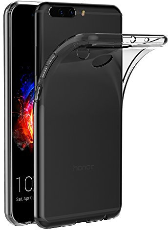 AICEK Coque Honor 8 Pro, Transparente Silicone Coque pour Huawei Honor 8 Pro Housse Honor 8 Pro (5,7 Pouces) Silicone Etui Case