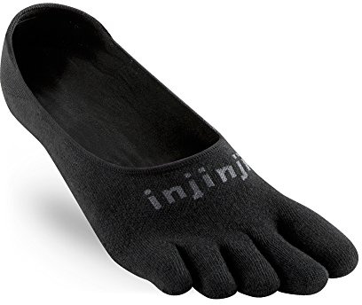 Injinji Sport Lightweight Hidden Coolmax Black Teensokken