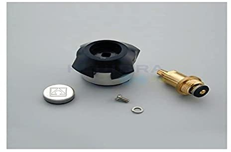 Pomo de plástico + eje. Recambio original para duchas AstralPool. Código 4401040102