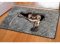 Chaqlin 3D Tiere Küche Wohnzimmer Badezimmer Schlafzimmer Indoor Fußmatte grau, katze, Grau