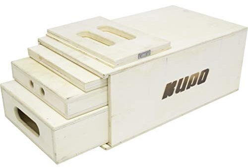 Kupo 4 in 1 Nesting Apple Box Set - Includes 1 Each Pancake, Quarter, Half, and Full Apple Box (KG087411)