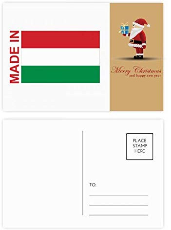 Postkarten-Set mit Weihnachtsmann-Motiv, hergestellt in Ungarn, 20 Stück