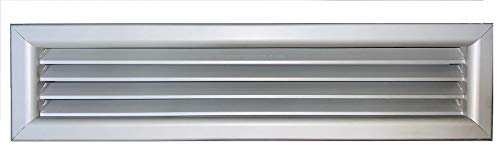 Griglia bocchetta ripresa alluminio aria calda fredda diffusore 400x100 mm