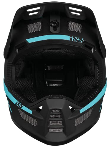 IXS Xult Dh Integralhelm MTB/E-Bike/BMX, Blaue Lagune, S
