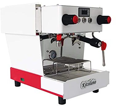 Chef Prosentials Italian 9Bar Traditional Pump Espresso Coffee Maker With Milk Frothing,For Coffee Lover, Barista,Espresso Coffee Trainee,White
