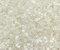 Lot de 3000 perles de rocaille en verre - Perles rondes - 2 mm, 3 mm, 4 mm - Tailles mixtes, mélange de couleurs - Perles de graines (blanc)