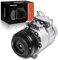 Frankberg Compresor de aire acondicionado con embrague Compatible con Serie 3 (Compact/Cupé/Touring/Cabriolet) E46 5 Series (Touring) E39 7 Series E38 Replace# 64528379924, aceite premezclado