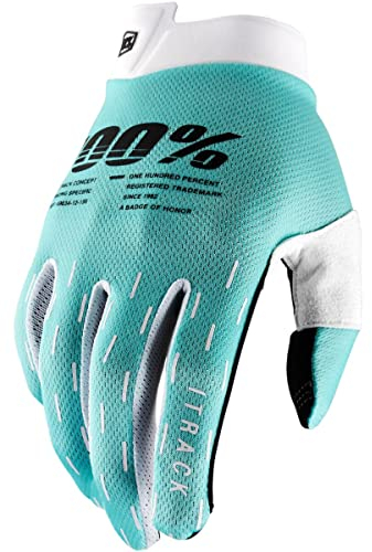 100% Unbekannt iTRACK Handschuh – Aqua – MD