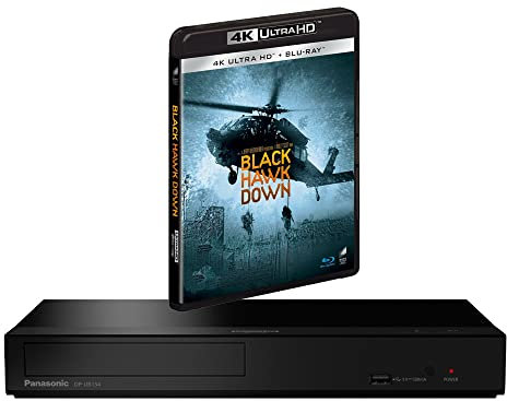 Panasonic DP-UB154 MULTIREGION 4K Blu-ray Player Bundle including Black Hawk Down