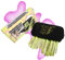 16-teiliges Pinsel-Set und schwarzer Tasche