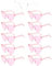 Lot de 11 paires de lunettes de soleil teintées transparentes en forme de cœur sans monture pour enterrement de vie de jeune fille, 1 mariée + 10 équipes, fête prénuptiale, accessoires de photomaton