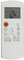 RG57A7/BGEF Telecomando di ricambio per condizionatore d'aria Midea RG57A6/BGEFU1 CR166-RG57A6EU-6 RG57D/BGE RG57B/BGE RG57B2/BGE RG57/BGE RG57A/BGE