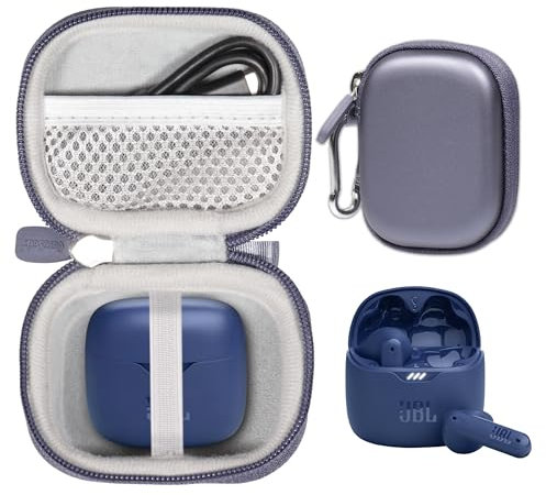 CaseSack Case for JBL Tune Flex True Wireless Noise Cancelling Earbuds (Blue)