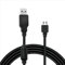 LARRITS Cavo di ricarica micro USB 3M per controller PS4 Charge & Play, cavo di collegamento Hi-Speed USB 2.0, adatto per controller Dualshock 4, nero