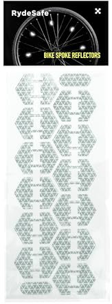 Bike Spoke Reflector Kit - Chevron - White