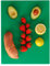 CHEFZOCO Tabla de corte profesional, Tabla de picar, Tabla de cocina, Tabla para alimentos, Tabla antibacteriana, Polietileno, No deja sabor ni olor, Antibacteriana, 40 x 30 x 1.5 cm, Verde