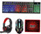 OSALADI 4-in-1 Gaming Keyboard and Mouse Set Headset Led Lighted Keyboard Large Mouse Pad and Comfortable Design