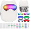 Ambesty Mini Drucker, Mobiler Fotodrucker,Tragbarer Mini Fotodrucker, Wireless Fotodrucker Thermodrucker,Smartphone Bluetooth Drucker,für Lernhilfe,Lernnotizen,Journal mit 10 Rollen Druckerpapier