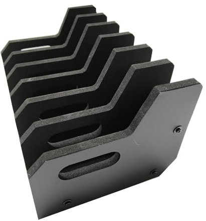 NPXUAMTJ Kompaktes EVA-Schaumstoff-Aufbewahrungsregal für Kurzwaffen, 6 Fächer, Präsentationsständer, Kurzwaffen-Schrank, Organizer, schützende Holster