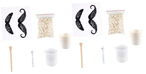 FRCOLOR 2 Sätze Nasen Entfernungs Set Gerät Nasenhaarentfernungswachs Gesichtswachskit Herren Bartschneider Entfernung Von Ohrenschmalz Nasenwachsperlen Gesichts- Entferner Wachsbohnen