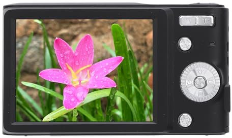Retro Kompaktkamera mit 4K 50 MP, 16x Digitalzoom, HD Videoaufnahme, Anti-Shake, Autofokus, Flash, 2,8 Zoll LCD Bildschirm für Fotografie und Vlogging