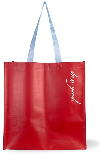 kate spade new york Wiederverwendbare Einkaufstasche, Einkaufstasche mit Schulterriemen, große faltbare Tragetasche (verpackbar)