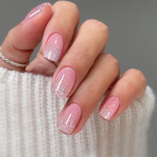 JMEOWIO Nagelfolie UV Härtend Glitzer UV Gel Nail Strips Nagelsticker Nagelaufkleber Nail Art Dekoration Nageldesign Zubehör