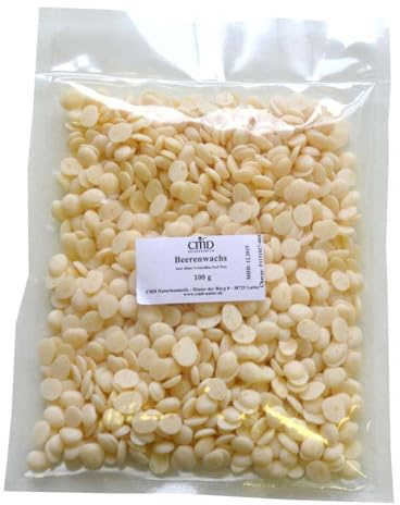 CMD Naturkosmetik Beerenwachs, pflanzliche Wachs Pellets, 100g