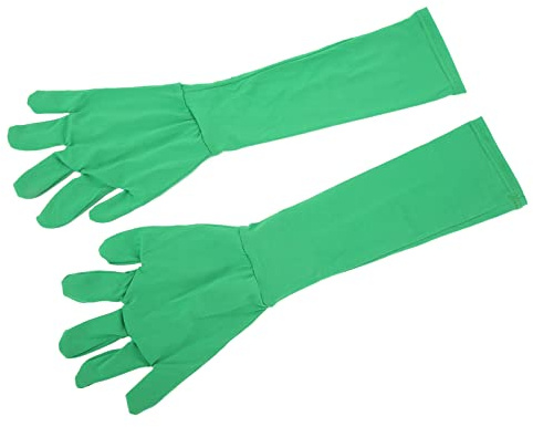 Dioche Chroma-Key-, 2 Stück, Chromakey-Green-Screen- – Fotohandschuh mit Unsichtbarkeitseffekt für Professionelles Video, Filmpostproduktion, Milchseidenmaterial, Universell und