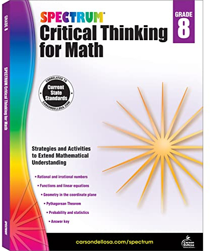Spectrum Critical Thinking for Math, Grade 8: Volume 50