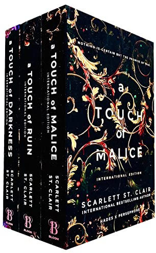Hades X Persephone 3 Books Collection Set By Scarlett St. Clair (A Touch of Darkness, A Touch of Ruin & A Touch of Malice)