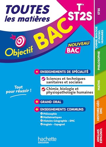 Objectif BAC 2026 - Terminale ST2S Toutes les matières