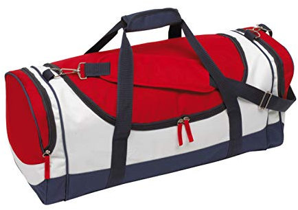 notrash2003 Maritime Sport- und Reisetasche für Training, Workout und als Weekend Bag, ca. 64 cm mit Adressanhänger von notrash2003