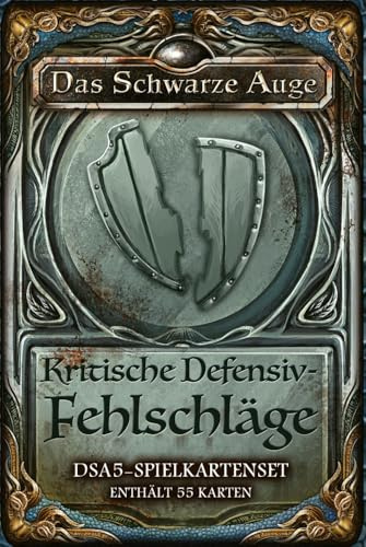 DSA5 - Spielkarten Kritische Defensiv Fehlschläge (Das Schwarze Auge - Zubehör)