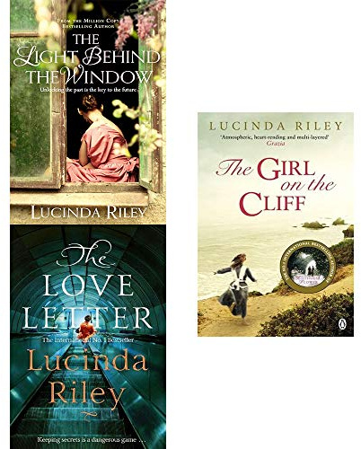 Love letter,light behind the window,girl on the cliff 3 books collection set by lucinda riley