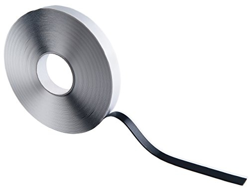 Parotec Doppelseitiges Butyl Klebeband, Selbstklebend Butylband, Selbstdichtendes ButylKleber, Butyldichtband, Flexible Abdichtung, Wasserdichtes, Butylschnur Dicke 1 mm, 15 mm x 25 m, Schwarz