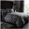 GC Gaveno Ca Premium Empire-Bettwäsche-Set, Damast, bedruckter Bettbezug, pflegeleicht, weich gesteppt, Polyester-Baumwolle, Schwarz, Kingsize