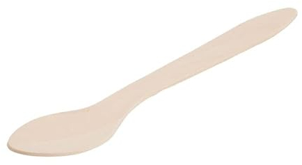 BIOZOYG cuillère jetable de vaisselle à usage unique I 100 x cuillère à soupe de madera cuillère en bois couverts jetables I biodégradable et compostable 18cm