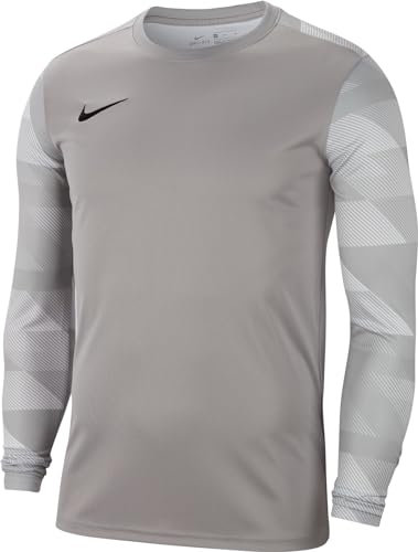 Nike Herren M Nk Df Park Iv JSY Ls Gk Shirt, Pewter Grey/White/Black, S EU