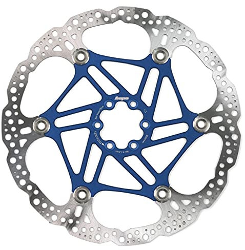 Hope Disque de frein 220 mm 6 boulons Floating Noir (220 mm, bleu)