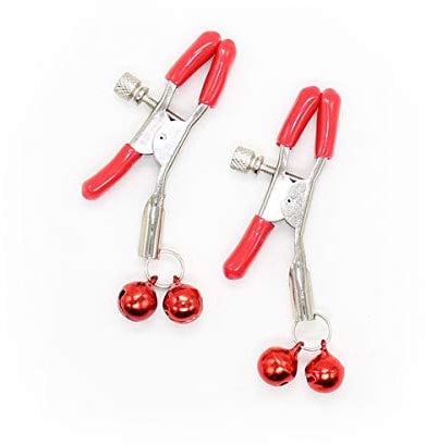 tyufgt6u Red Metal Adjustable Clamps Bell Decorations No Piercing Jewelry for Women's Body